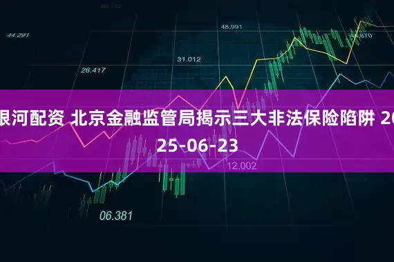 银河配资 北京金融监管局揭示三大非法保险陷阱 2025-06-23
