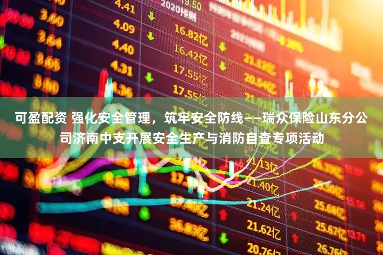 可盈配资 强化安全管理，筑牢安全防线——瑞众保险山东分公司济南中支开展安全生产与消防自查专项活动
