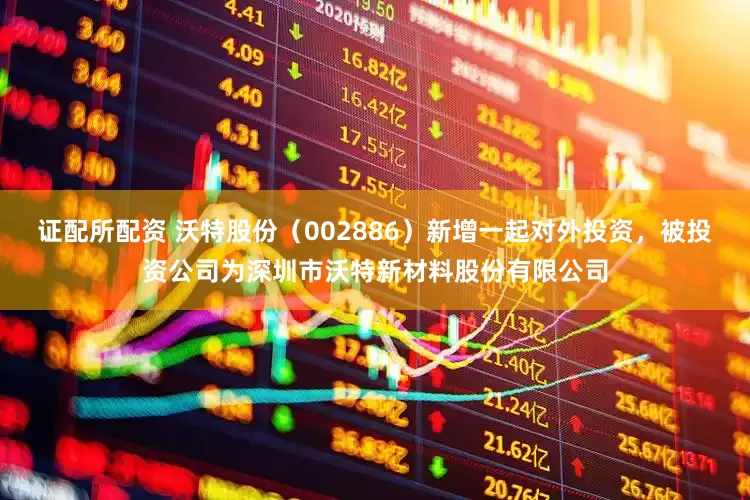 证配所配资 沃特股份（002886）新增一起对外投资，被投资公司为深圳市沃特新材料股份有限公司